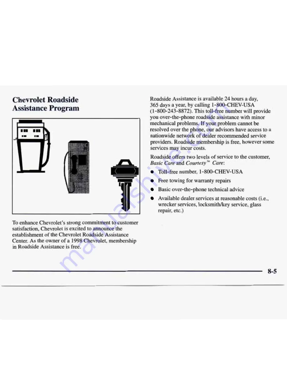 Chevrolet MONTE CARLO 1998 Manual Download Page 316