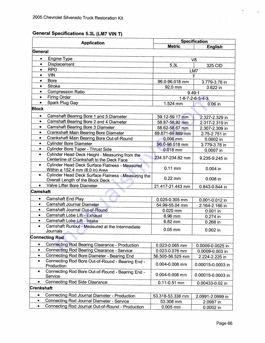 Chevrolet Silverado 2005 Description & Operation Download Page 76