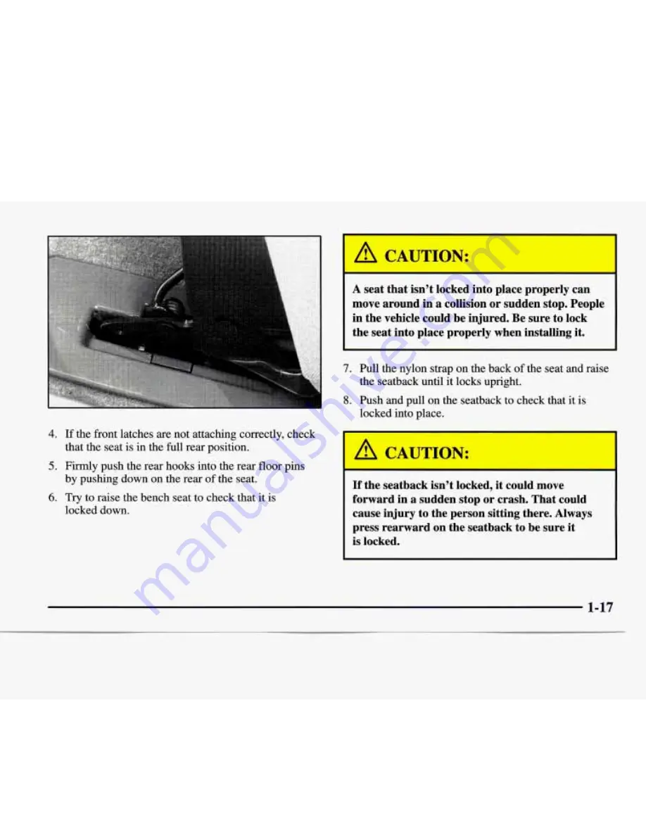 Chevrolet VENTURE 1997 Manual Download Page 26