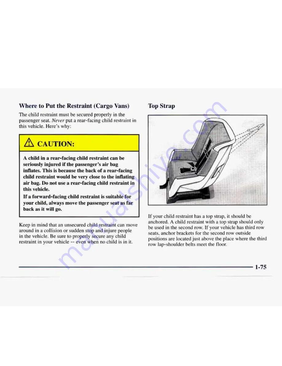 Chevrolet VENTURE 1997 Manual Download Page 84