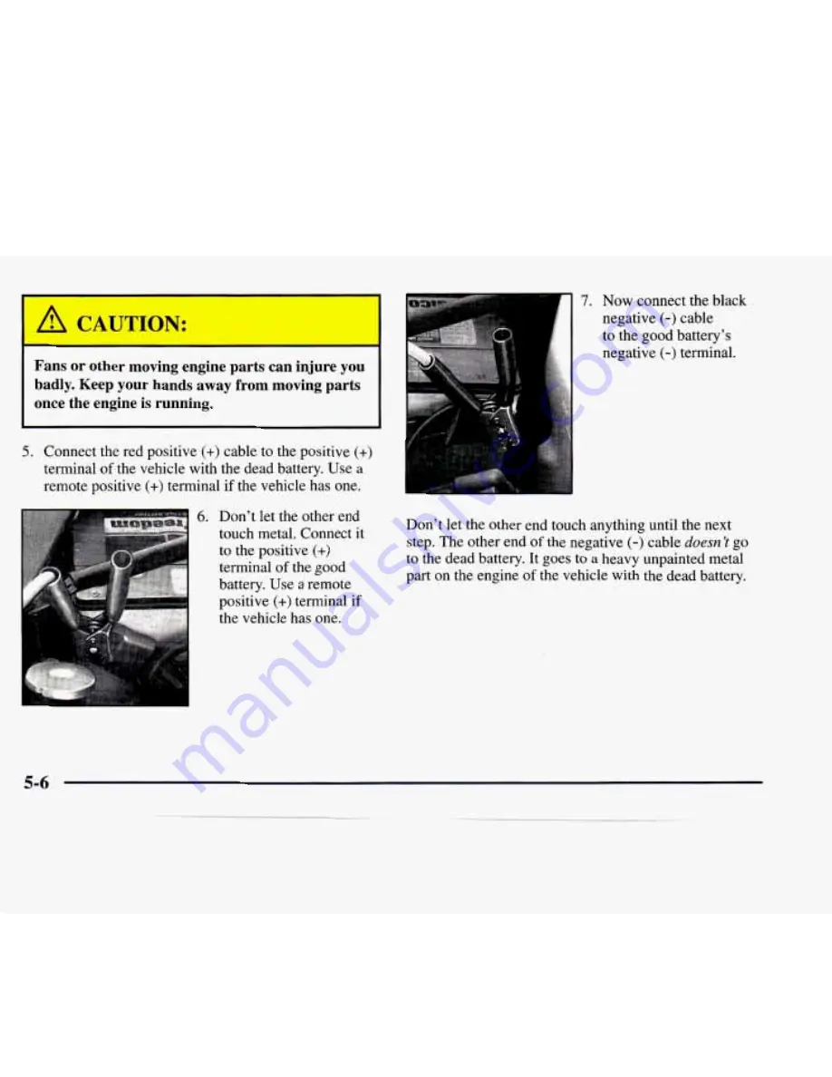 Chevrolet VENTURE 1997 Manual Download Page 279