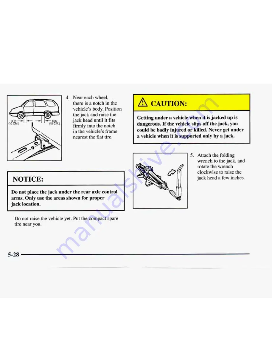 Chevrolet VENTURE 1997 Manual Download Page 301