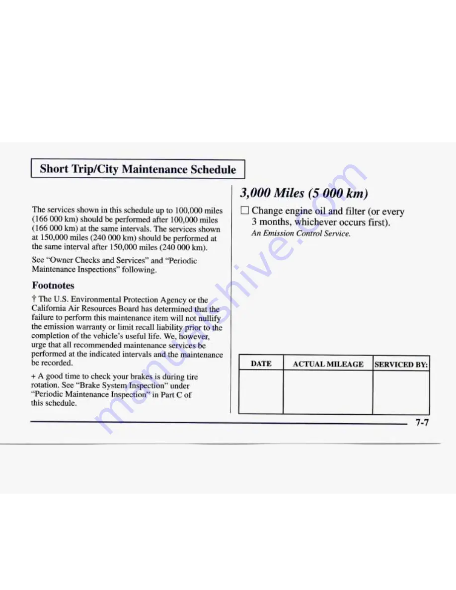 Chevrolet VENTURE 1997 Manual Download Page 382