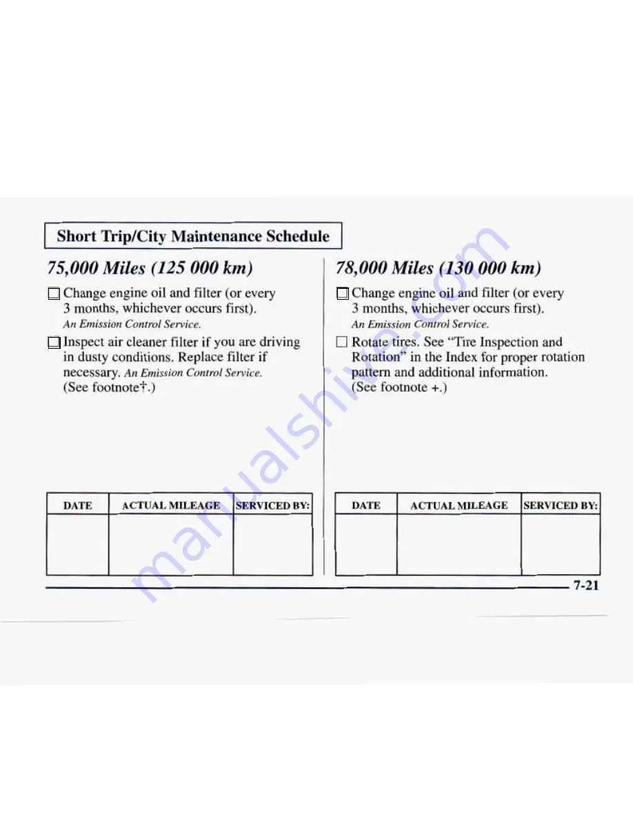 Chevrolet VENTURE 1997 Manual Download Page 396