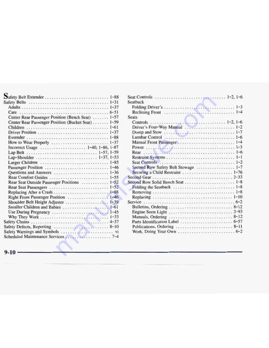 Chevrolet VENTURE 1997 Manual Download Page 445