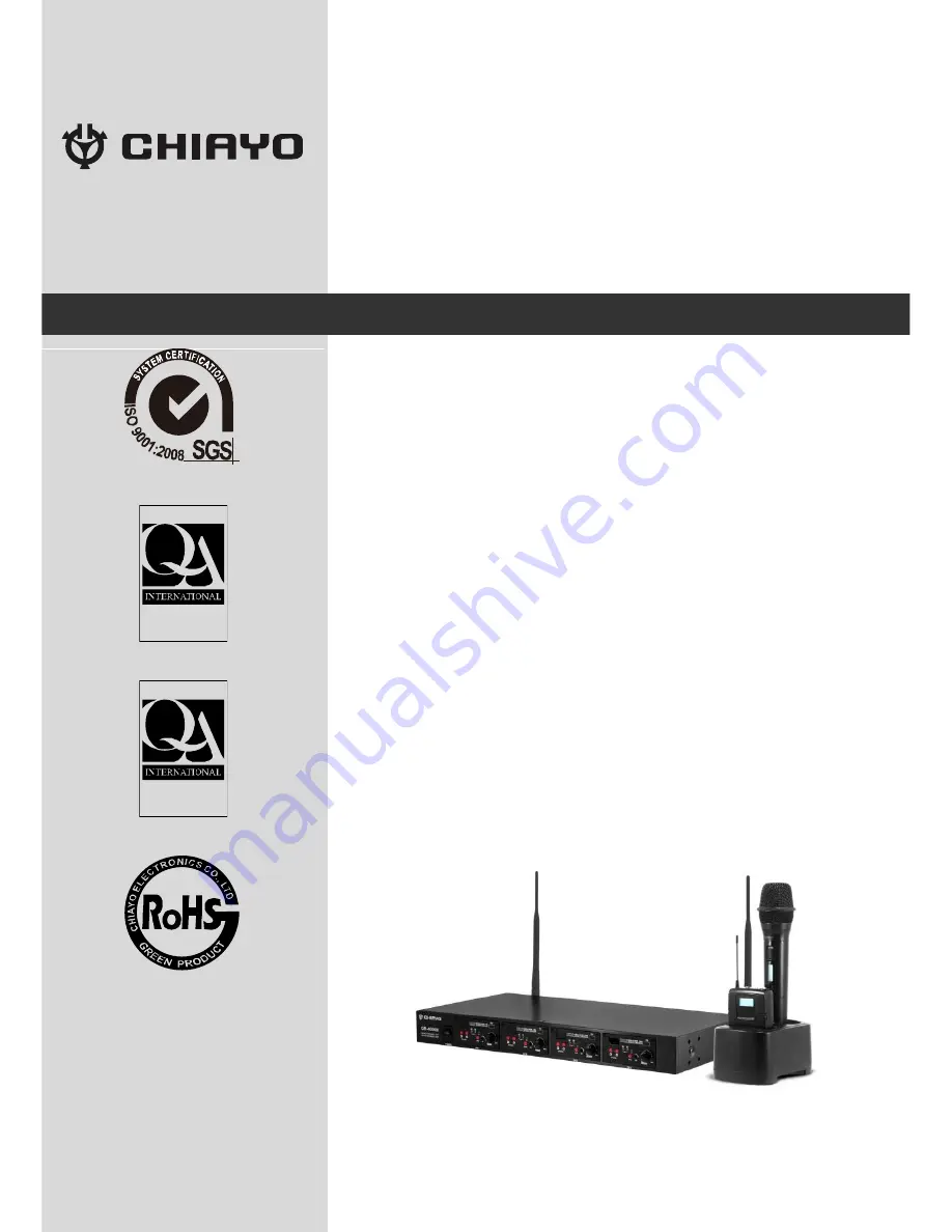 Chiayo QR-4000N Operation Manual Download Page 1