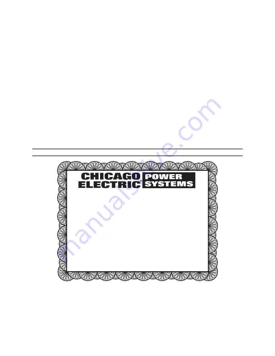 Chicago Electric 95519 Assembly And Operation Instructions Manual Download Page 9