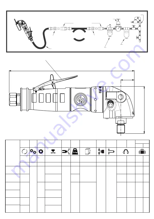 Chicago Pneumatic CP3550 Series Скачать руководство пользователя страница 2