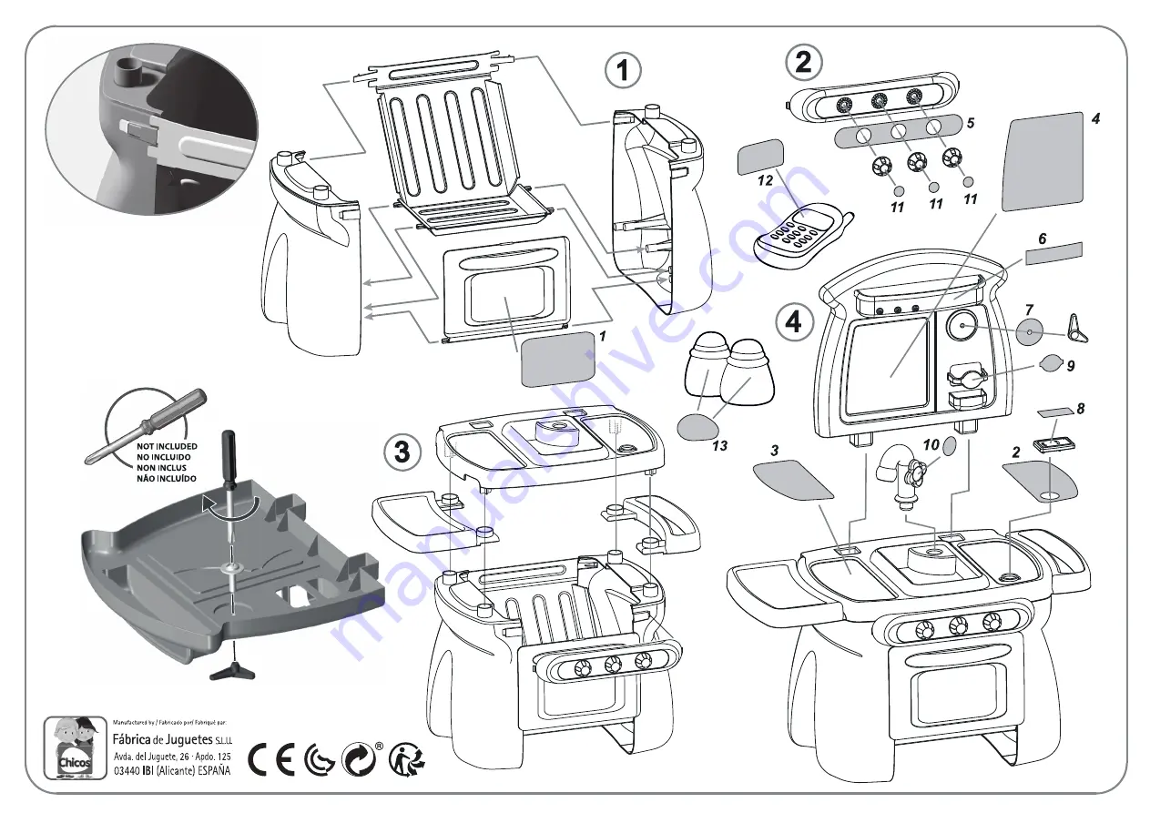 Chicos My First Kitchen Cook'Home Quick Start Manual Download Page 1