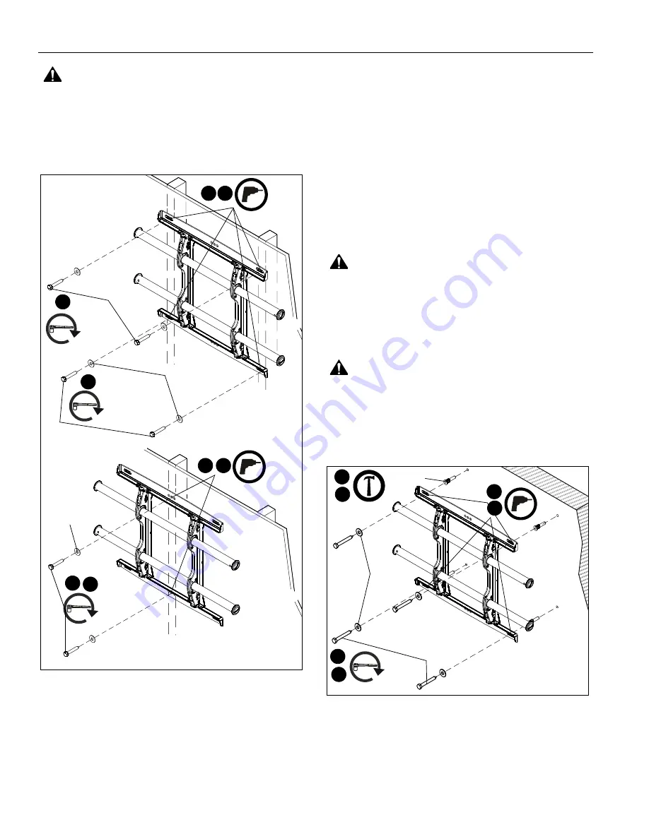 CHIEF MSM Series Installation Instructions Manual Download Page 16