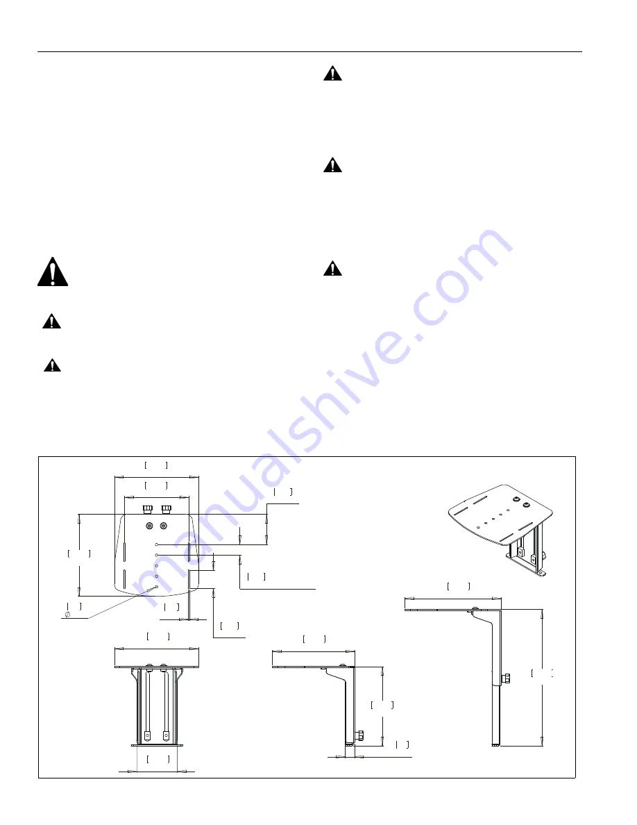 CHIEF PAC715 Installation Instructions Manual Download Page 2