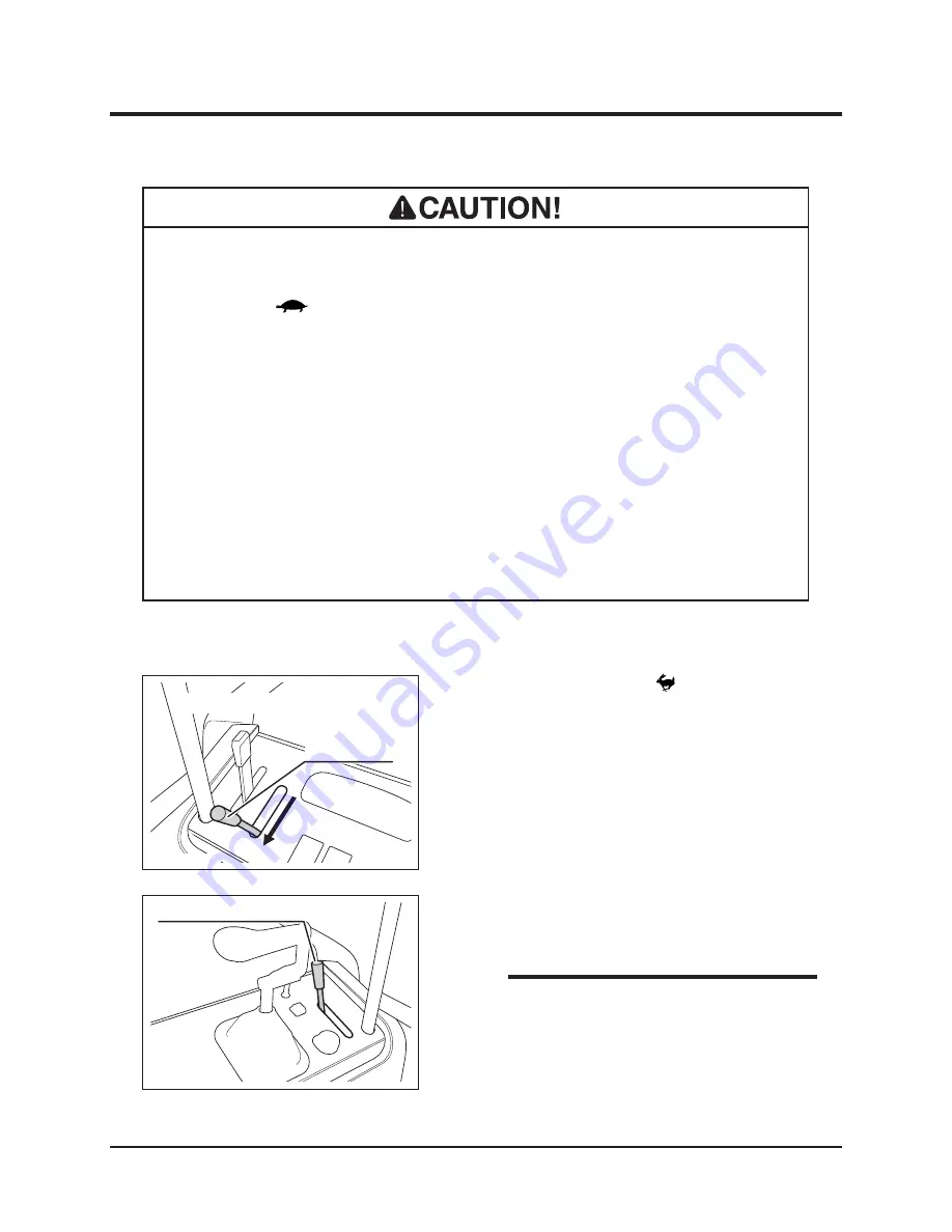 Chikusui Canycom CG431 Tractor Operator'S Manual Download Page 36