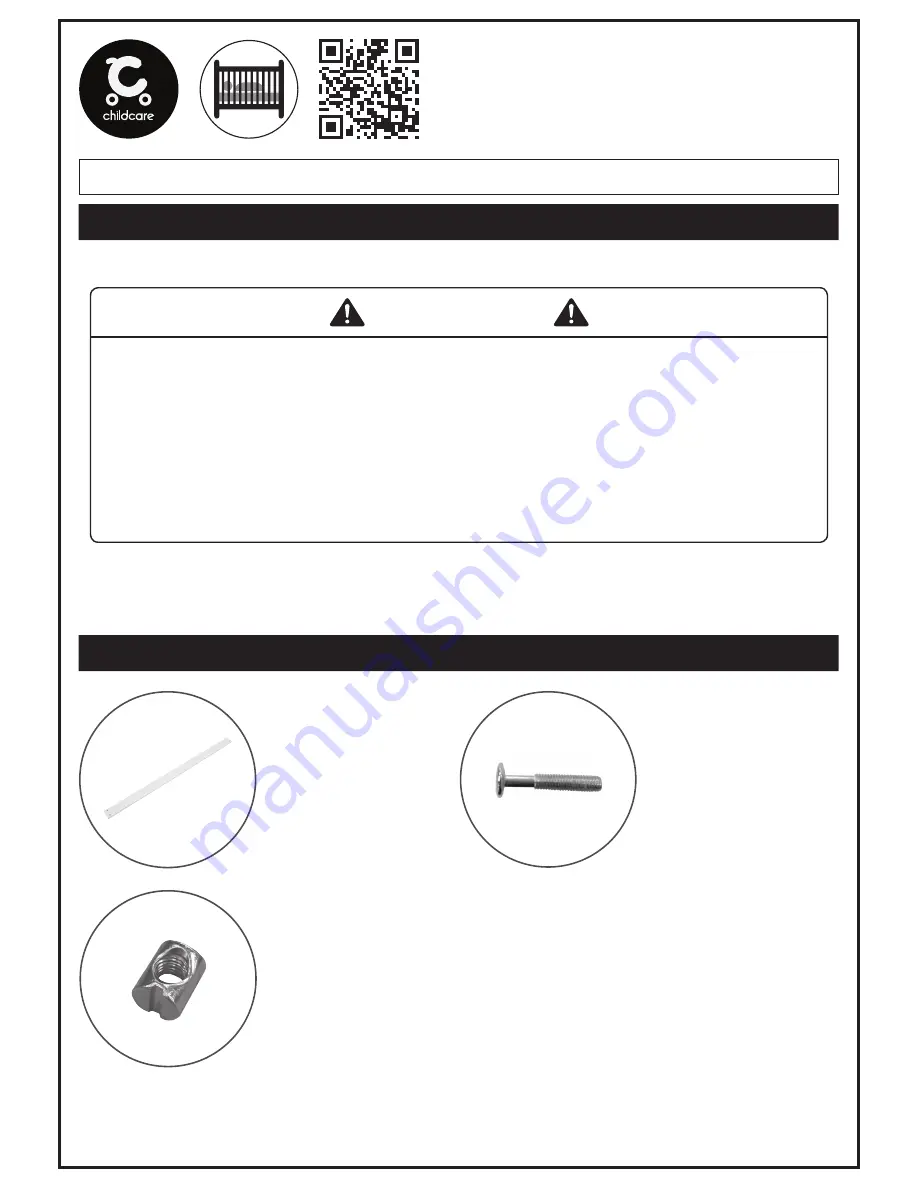 Childcare 091203 Assembly Instructions Download Page 1