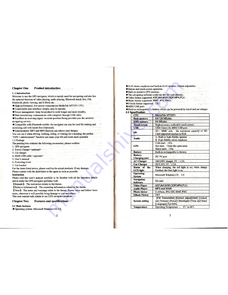 Chinavision CVGY-TR20-2GEN User Manual Download Page 3