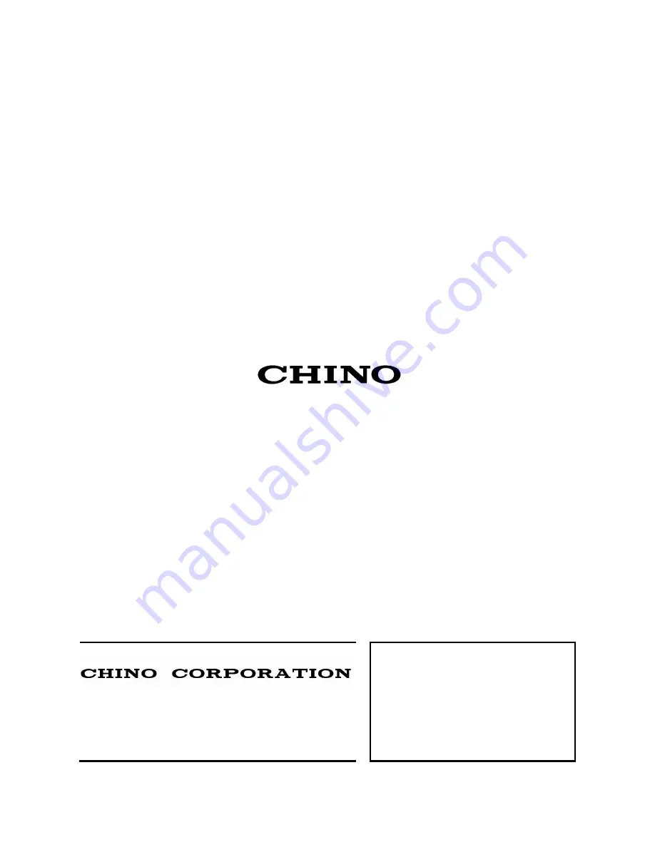 Chino AL3000 SERIES Скачать руководство пользователя страница 116