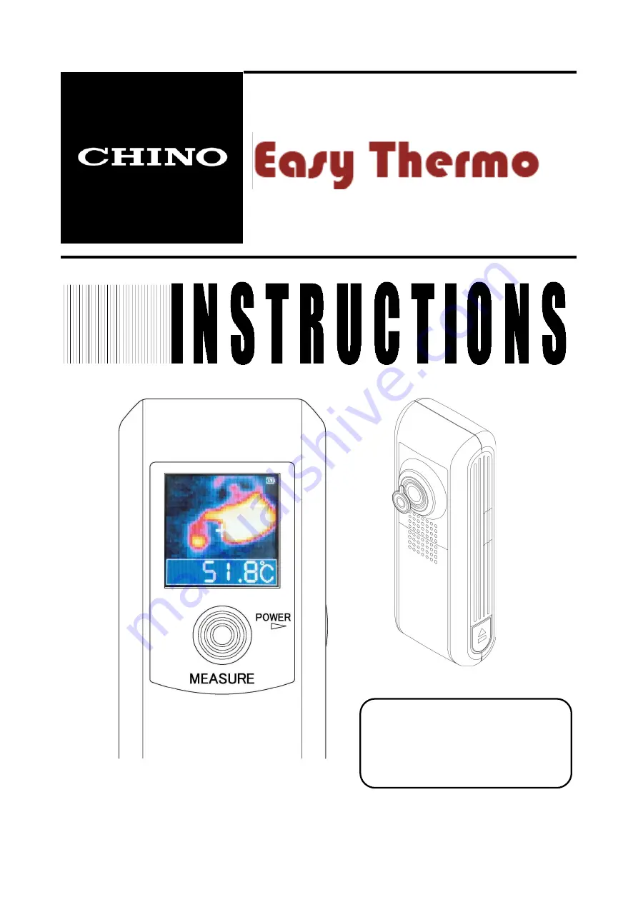 Chino TP-S Easy Thermo Скачать руководство пользователя страница 1