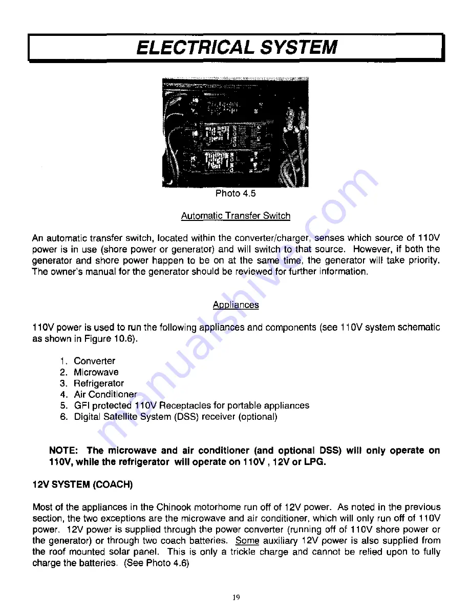 Chinook Destiny 2400 Owner'S Manual Download Page 20