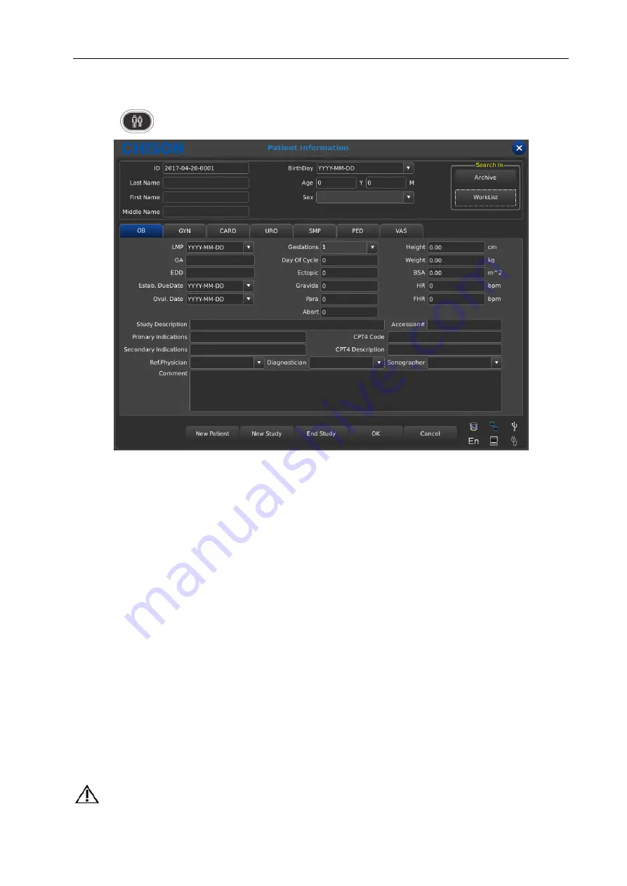 Chison ECO 6 Operation Manual Download Page 45