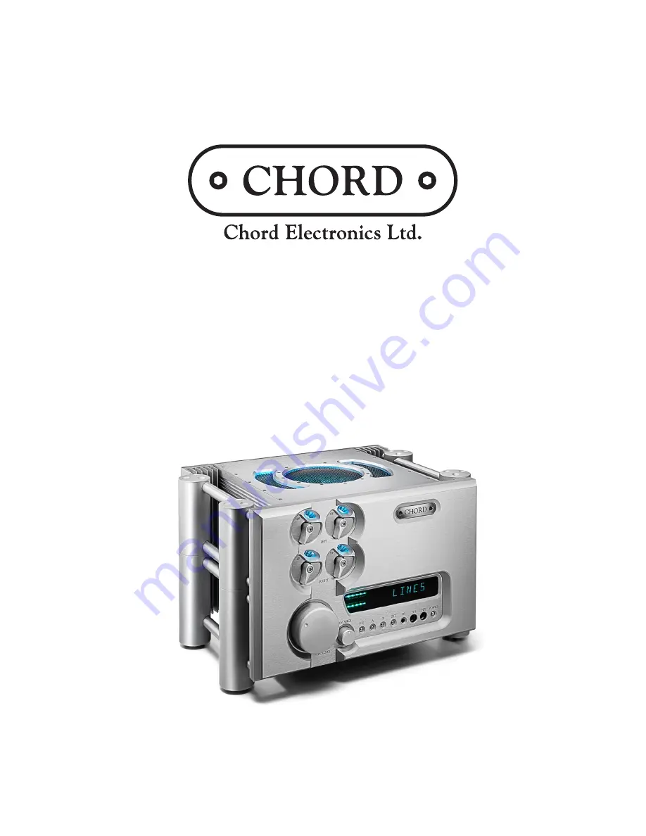 Chord ULTIMA PRE Скачать руководство пользователя страница 1