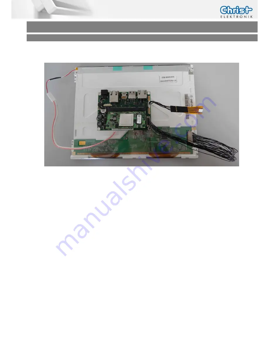 Christ Elektronik Touch-it CE Pico-ITX Operating Instructions Manual Download Page 12