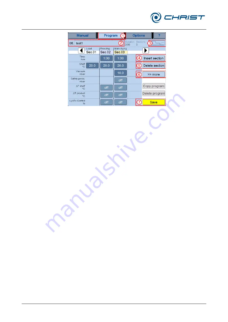 Christ 111166 Operating Manual Download Page 96