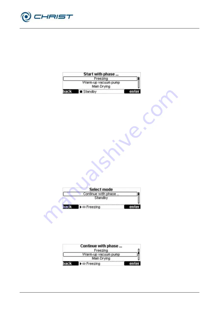 Christ ALPHA 1-2 LDplus Operating Manual Download Page 43