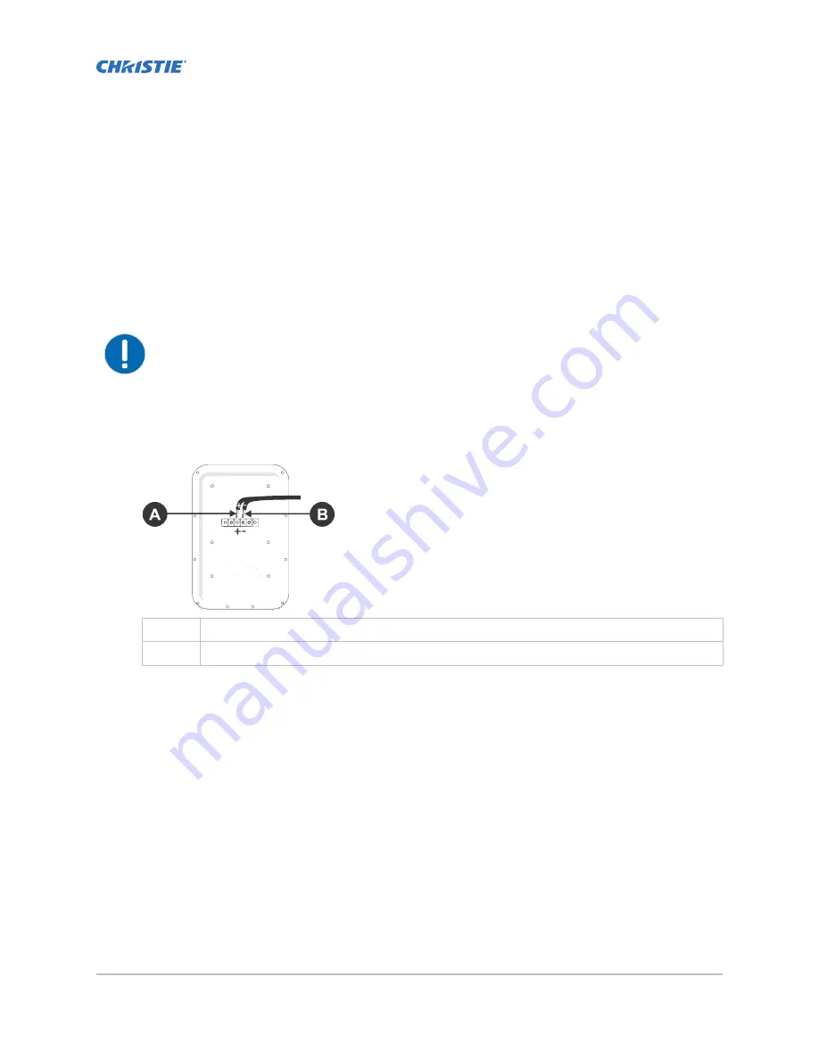 Christie 145-013105-01 User Manual Download Page 7