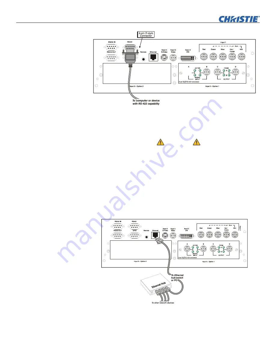 Christie Mirage HD12 User Manual Download Page 32