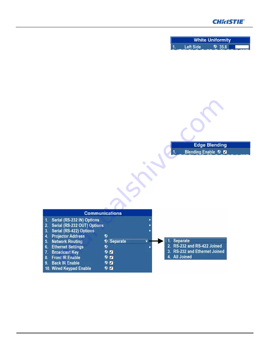 Christie Roadster HD14K-J User Manual Download Page 66