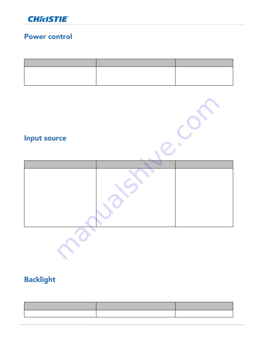 Christie SUHD983-P Technical Reference Download Page 47