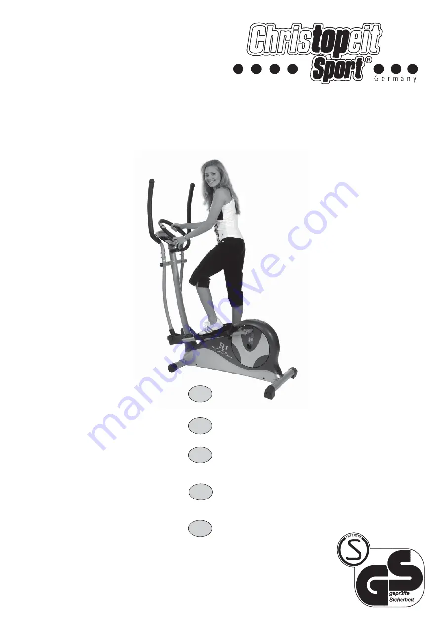 Christopeit Sport 98251 Assembly And Exercise Instructions Download Page 1