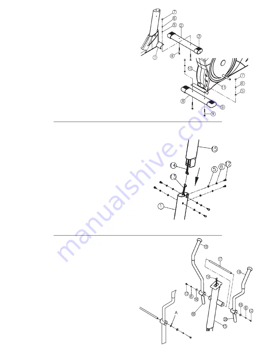 Christopeit Sport CX 6 VR Assembly And Exercise Instructions Download Page 8