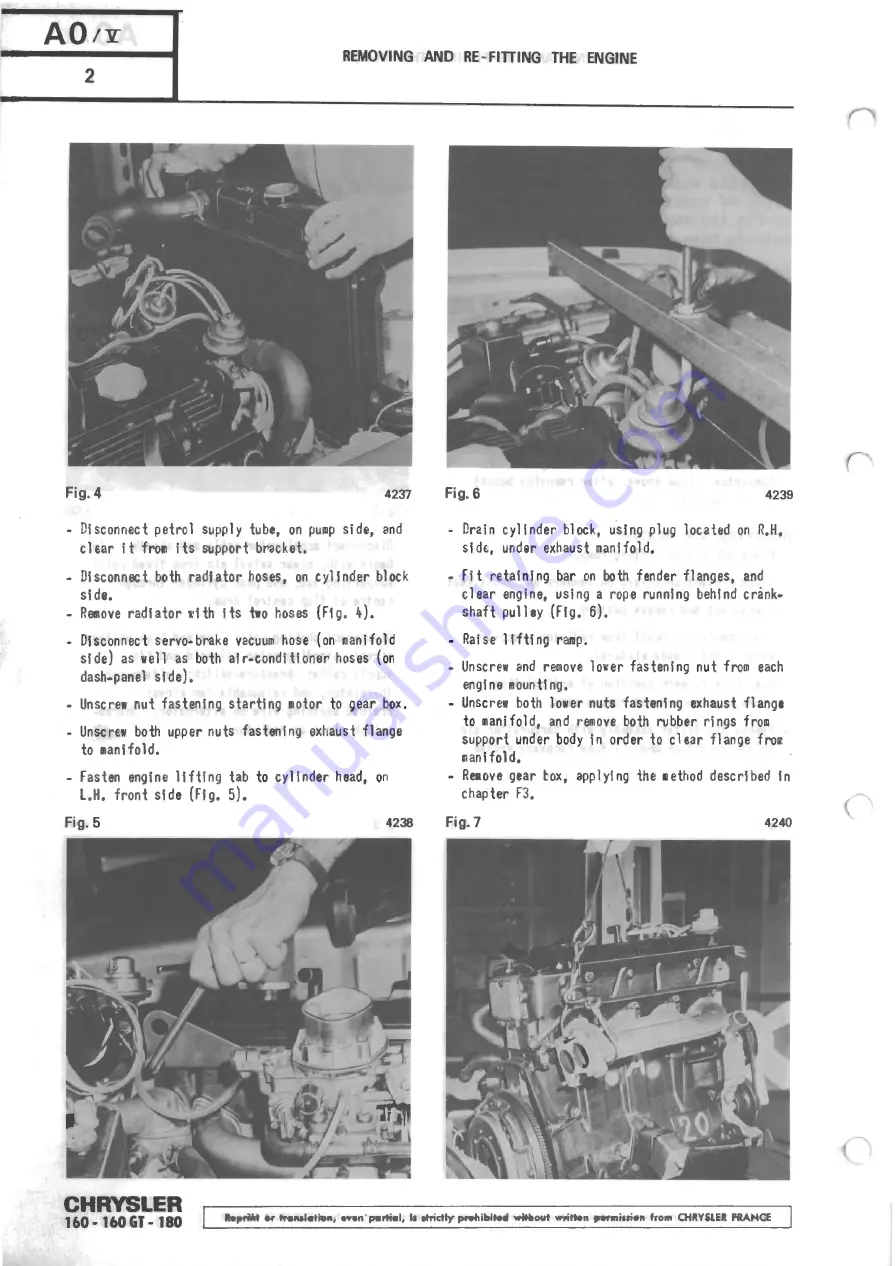 Chrysler 160 Workshop Manual Download Page 24