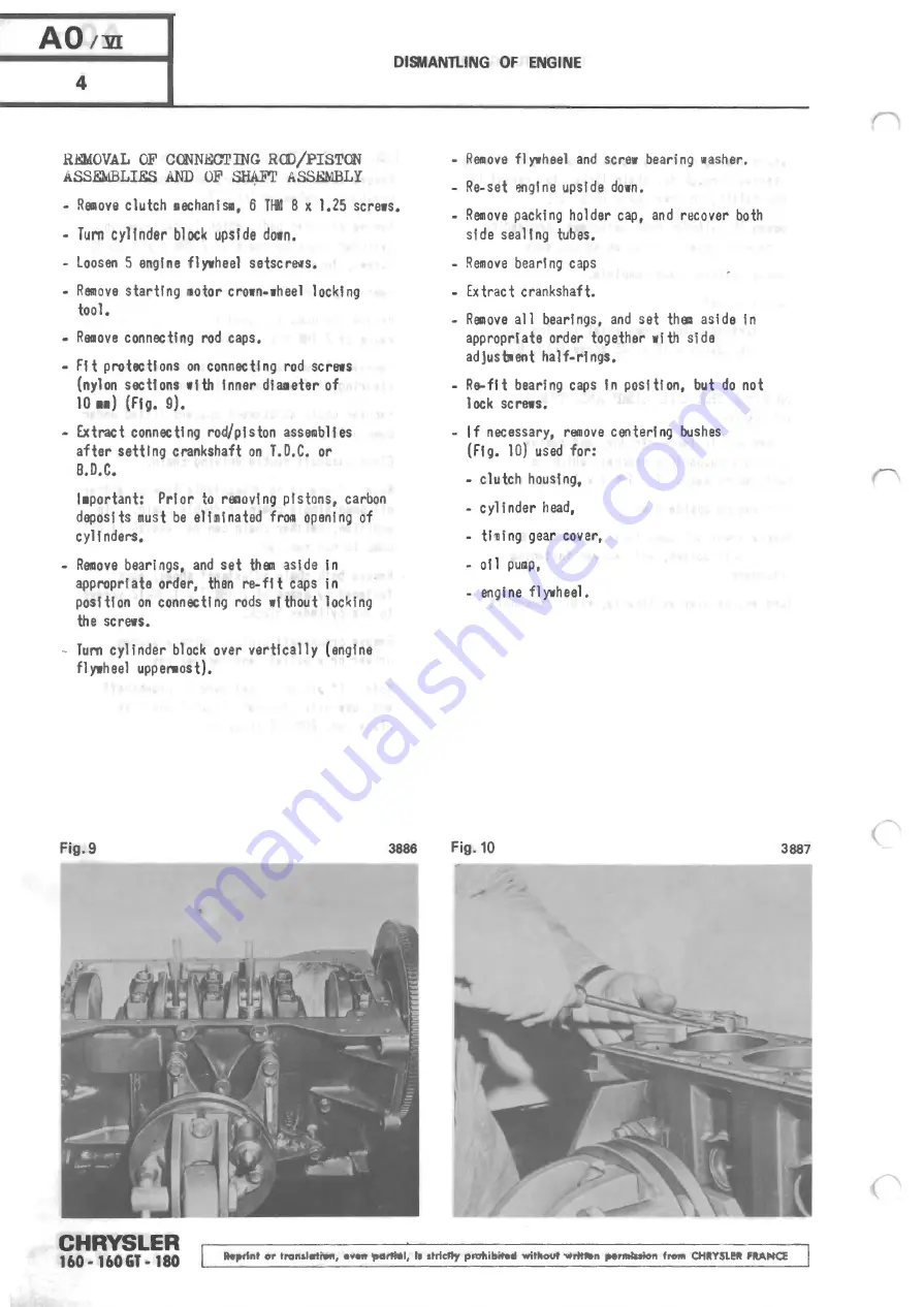 Chrysler 160 Workshop Manual Download Page 32