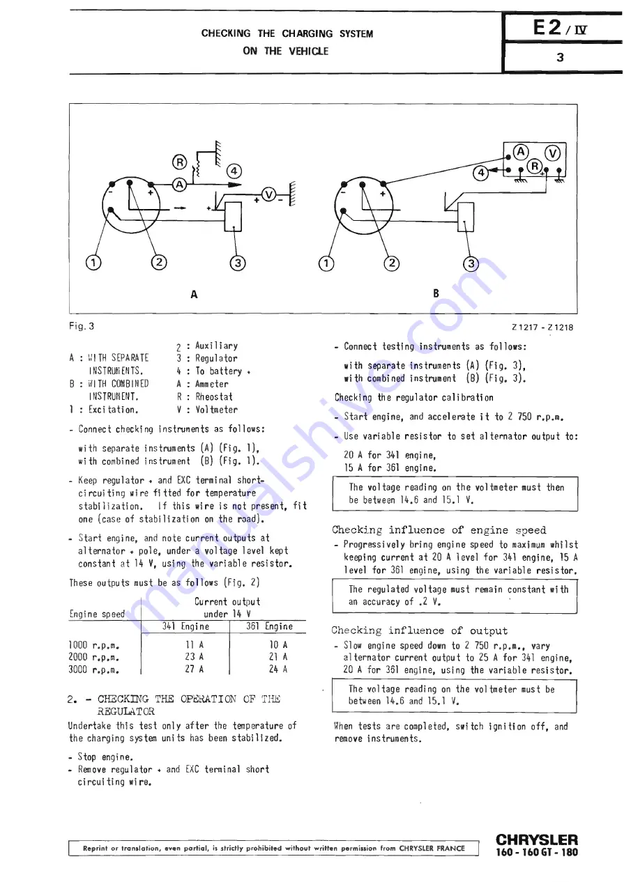 Chrysler 160 Workshop Manual Download Page 133