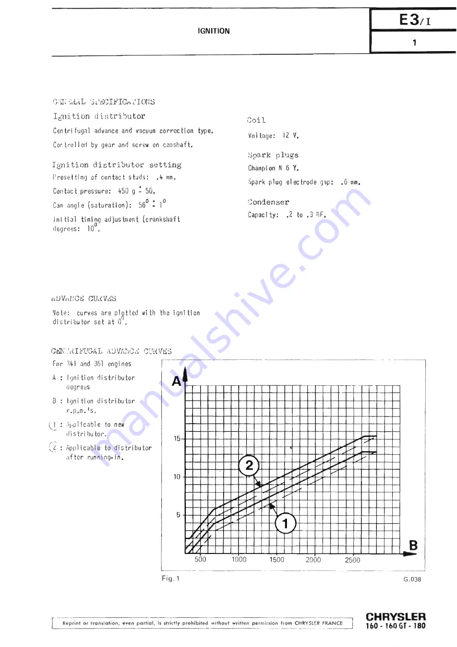 Chrysler 160 Workshop Manual Download Page 141