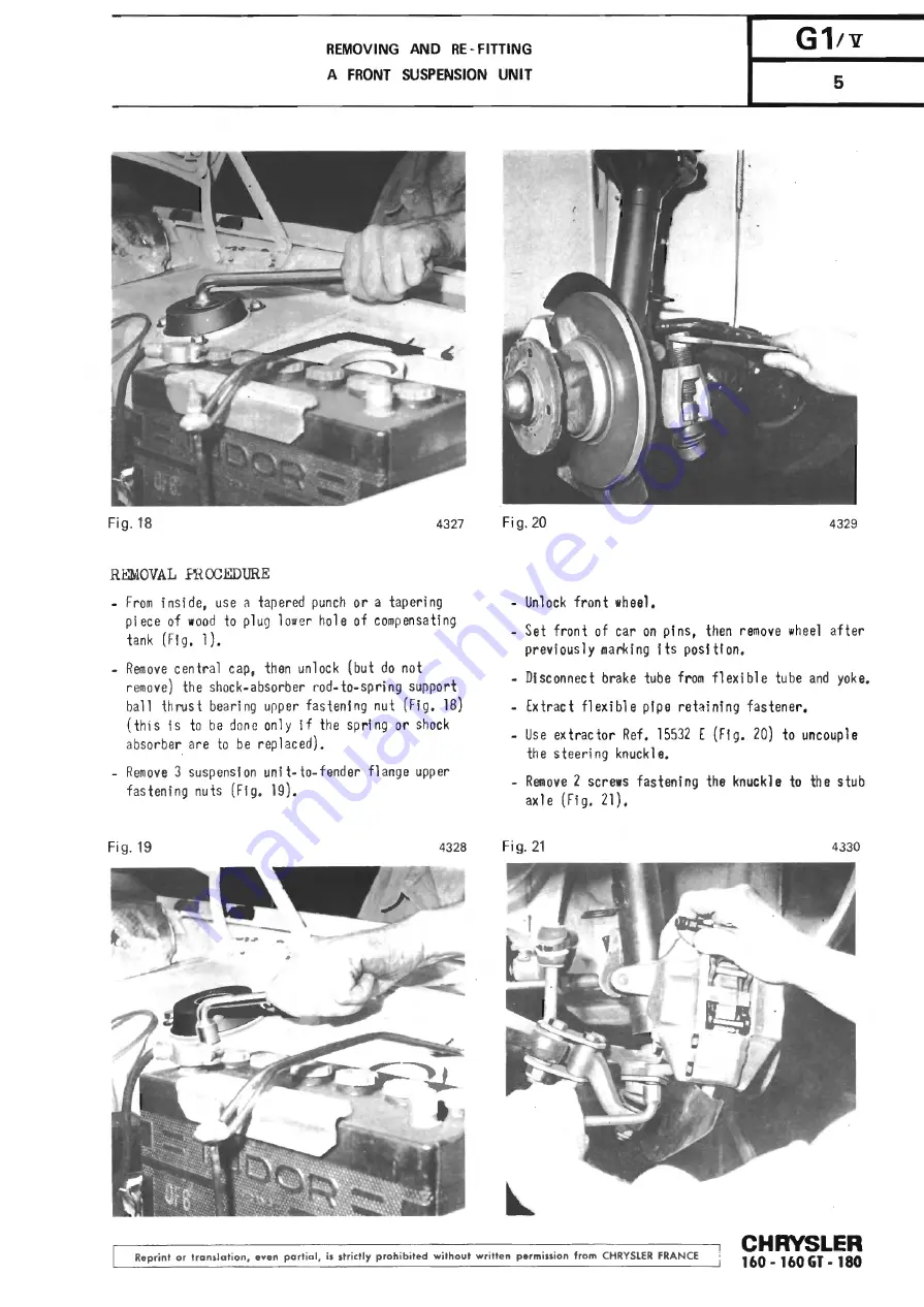 Chrysler 160 Workshop Manual Download Page 241