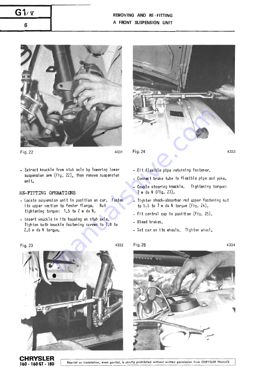 Chrysler 160 Workshop Manual Download Page 242