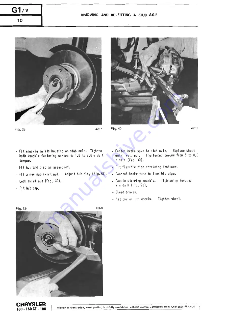 Chrysler 160 Workshop Manual Download Page 246