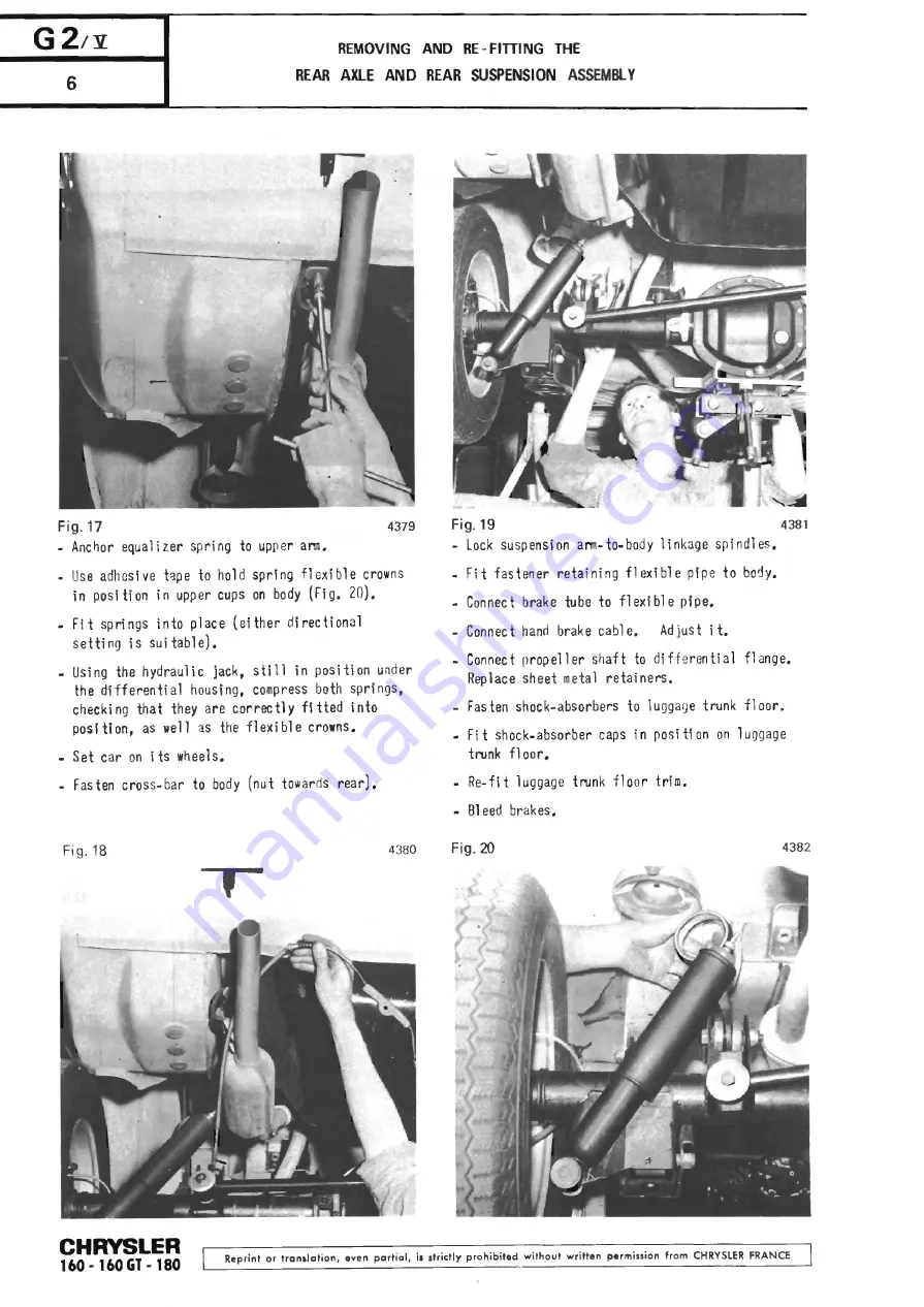 Chrysler 160 Workshop Manual Download Page 264