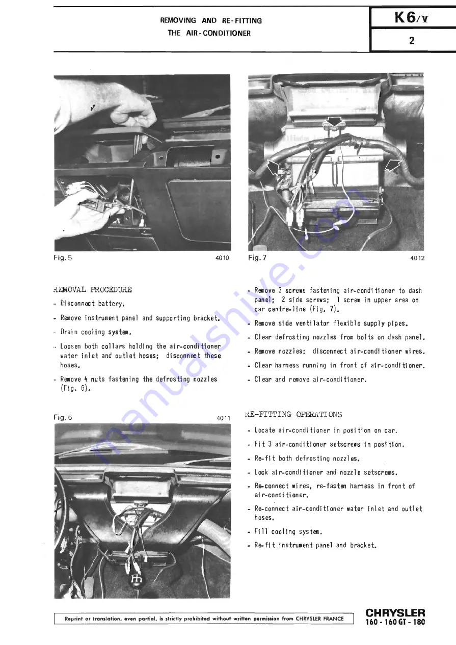 Chrysler 160 Workshop Manual Download Page 405