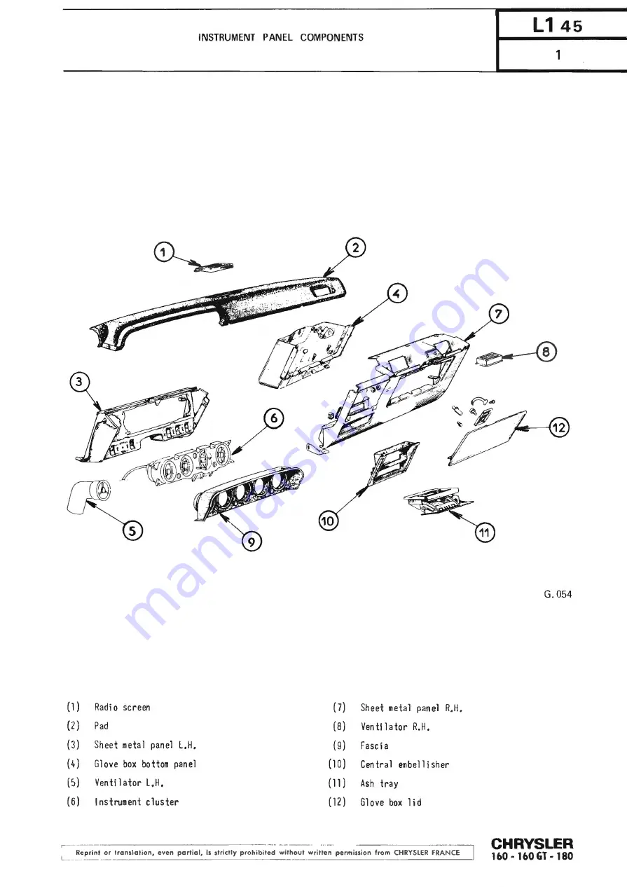 Chrysler 160 Workshop Manual Download Page 418