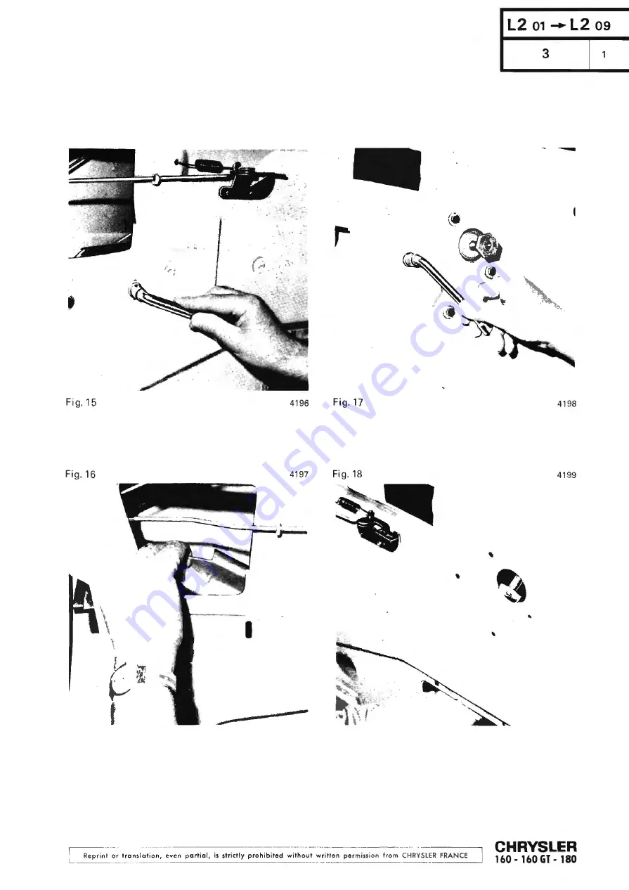 Chrysler 160 Workshop Manual Download Page 434