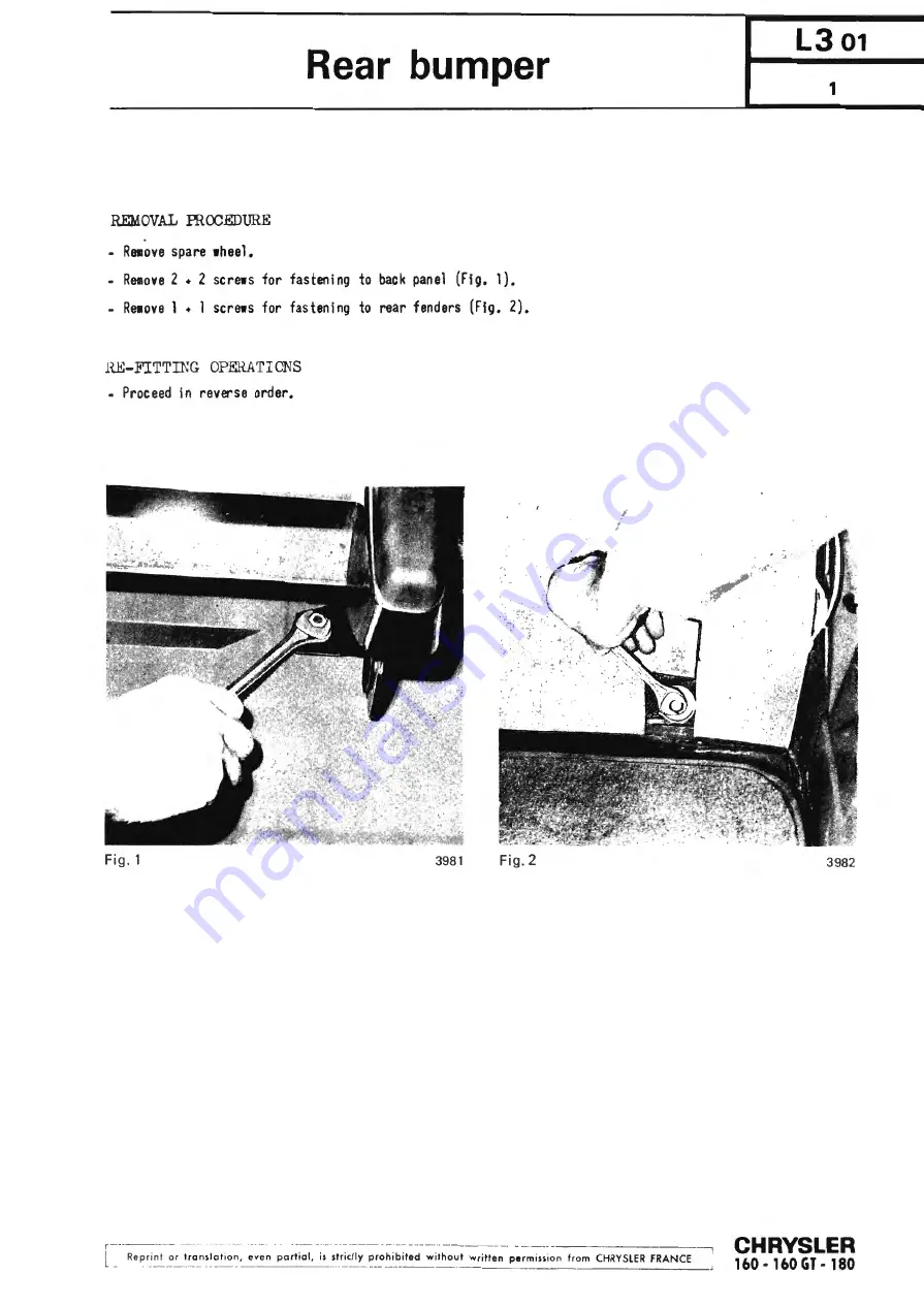 Chrysler 160 Workshop Manual Download Page 478