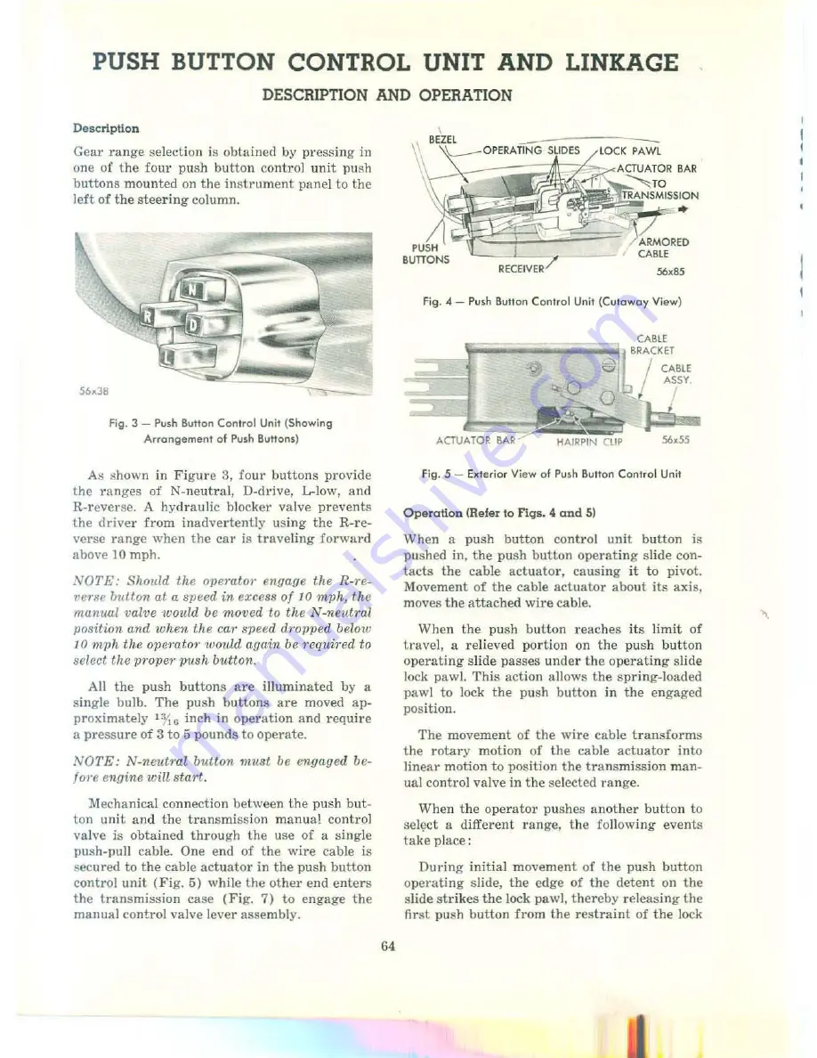 Chrysler 1956 Crown Imperial Service Manual Download Page 64