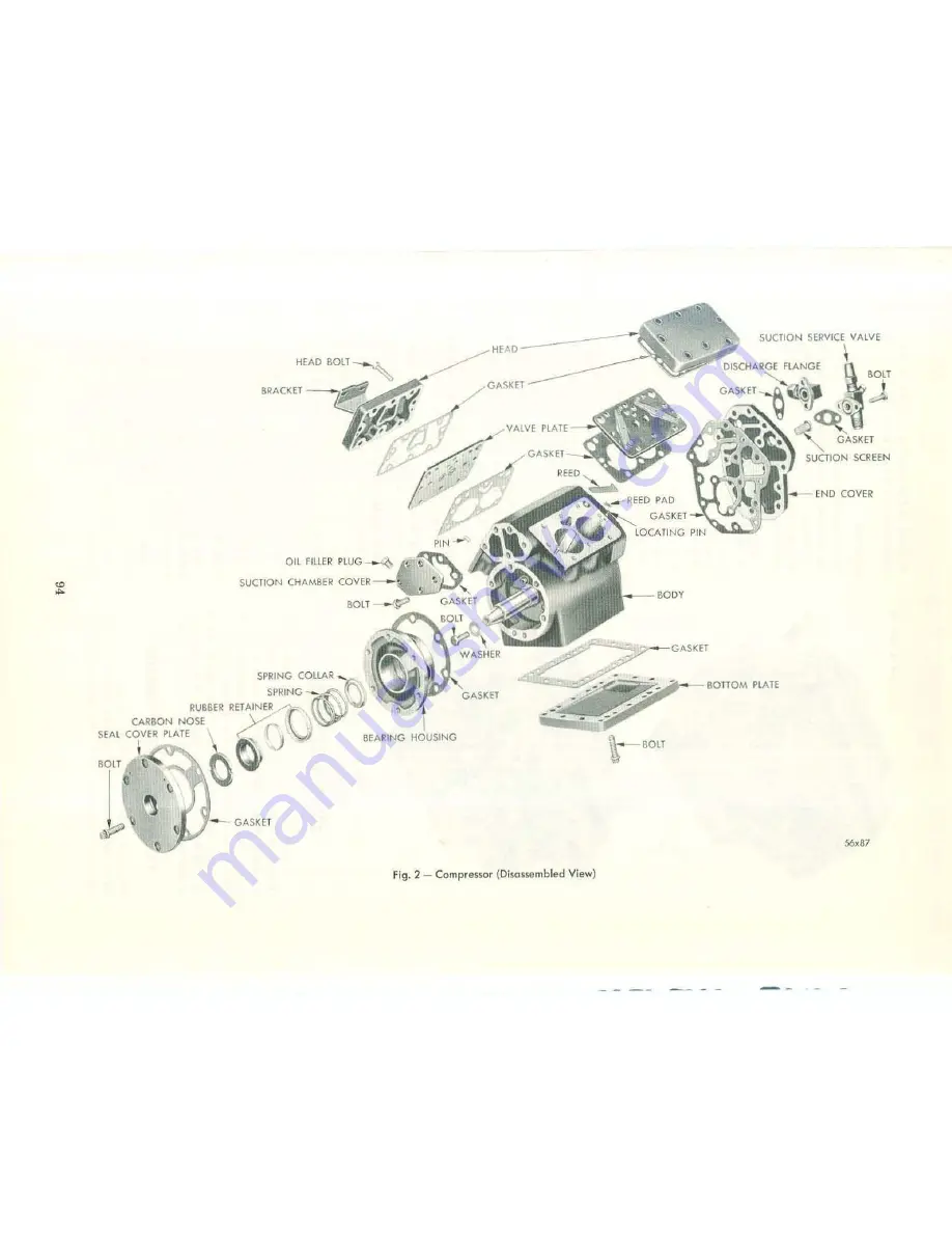 Chrysler 1956 Crown Imperial Service Manual Download Page 94