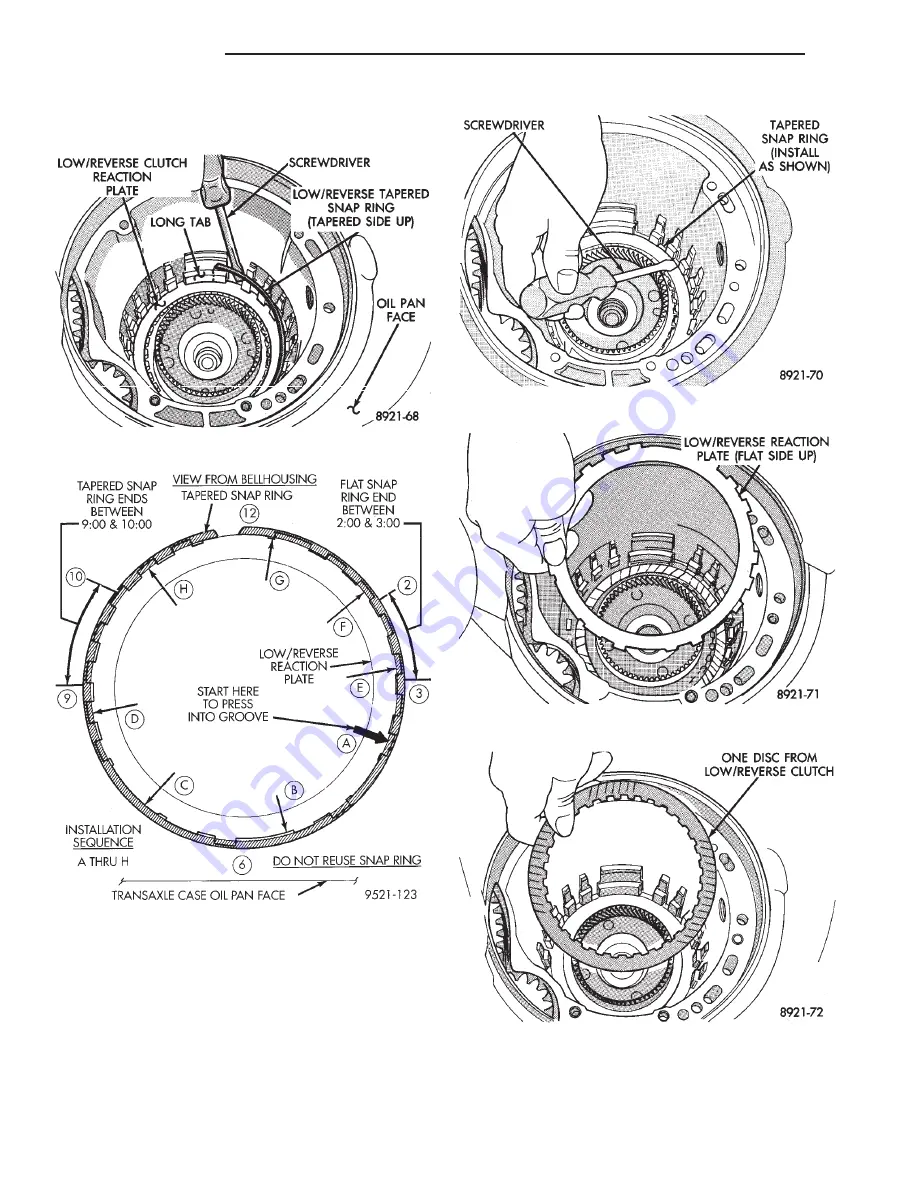 Chrysler 1997 Stratus Convertible LHD Service Manual Download Page 1002