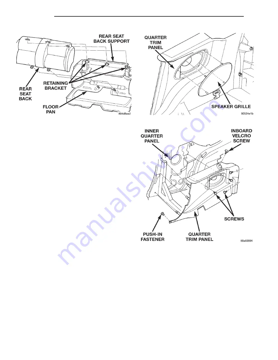 Chrysler 1997 Stratus Convertible LHD Service Manual Download Page 1116