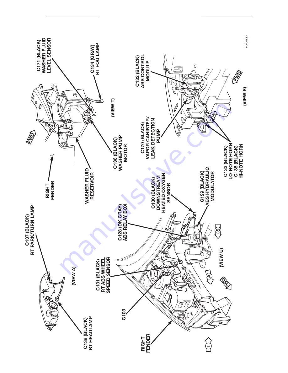 Chrysler 1997 Stratus Convertible LHD Service Manual Download Page 710