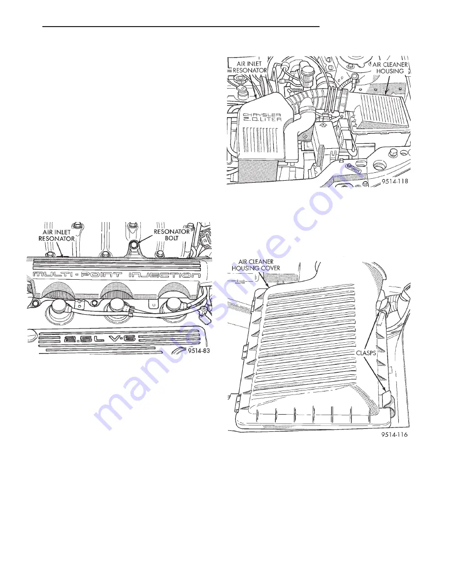 Chrysler 1997 Stratus Convertible LHD Service Manual Download Page 909